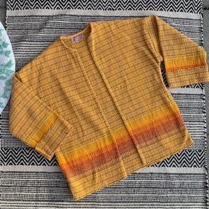 *HANDMADE* New Moon Handwoven 100% Cotton Jacket size L/XL